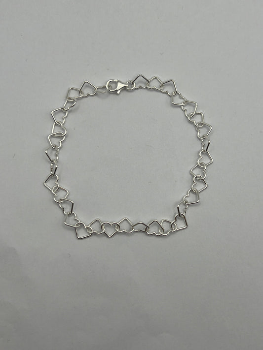 bijoux coeurs - bracelet ou studs