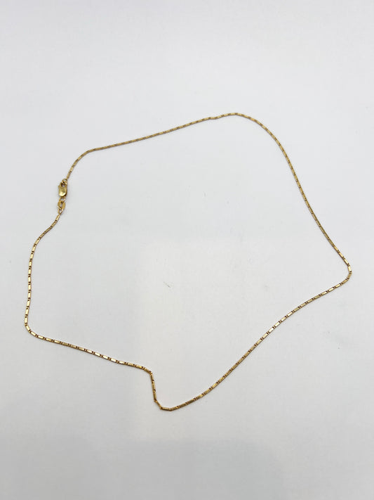 COM005 collier chaîne en or 10ct