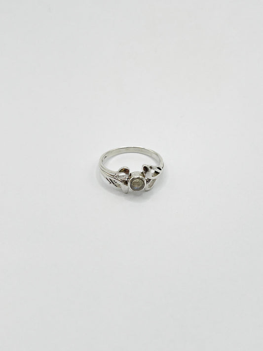 COM024 bague en argent et labradorite