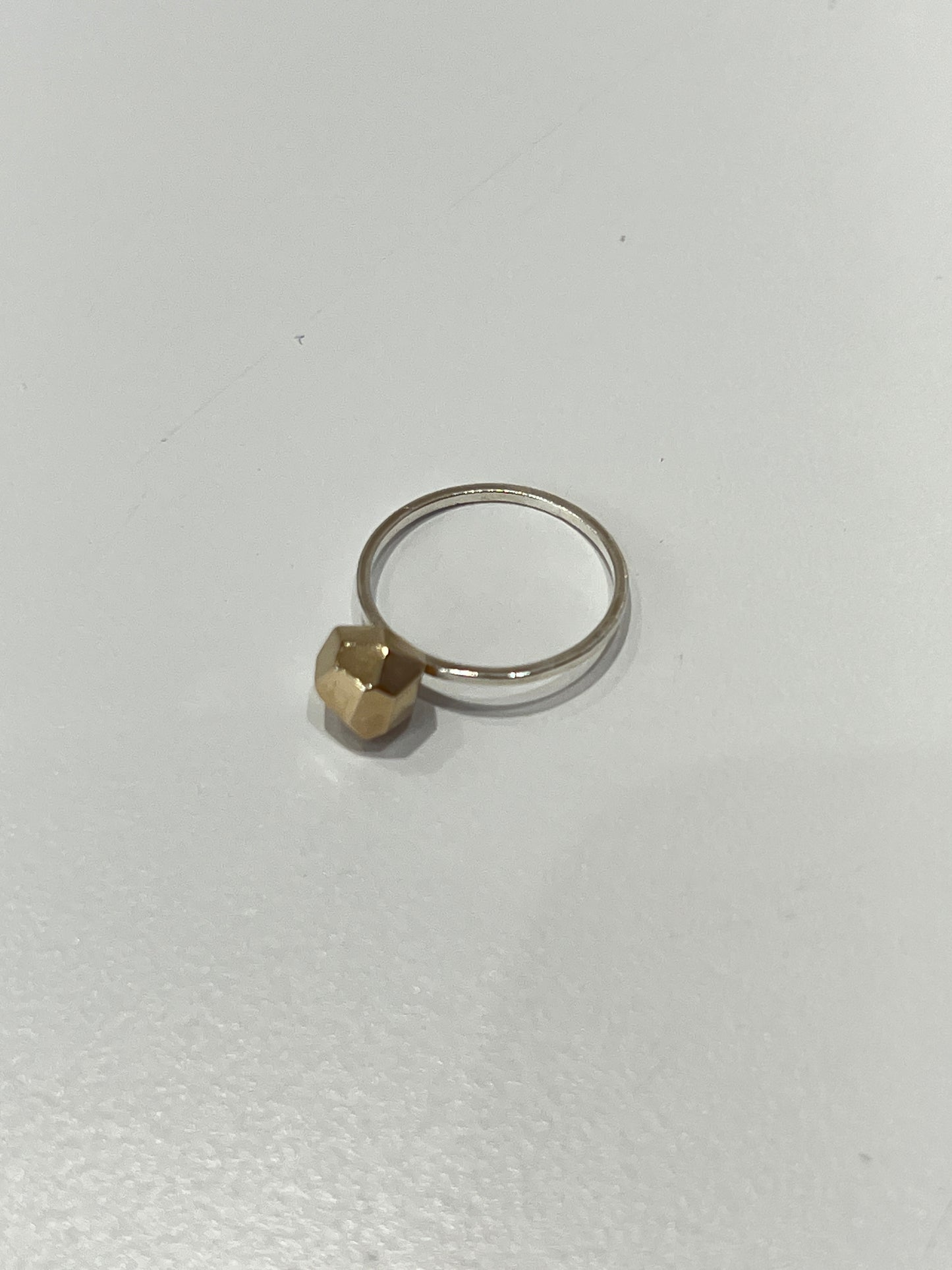 P-11 Bague argent et bronze