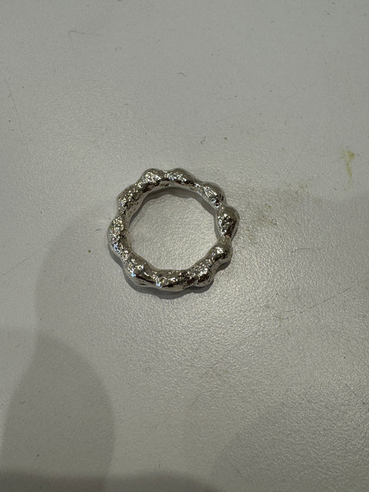 bague ooak en vente blobs texturés