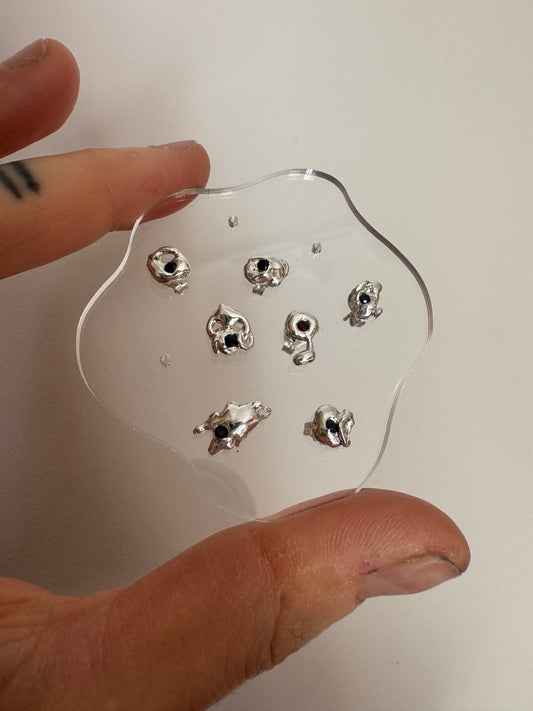 sterling silver BIBITES stud earring - UNITÉ