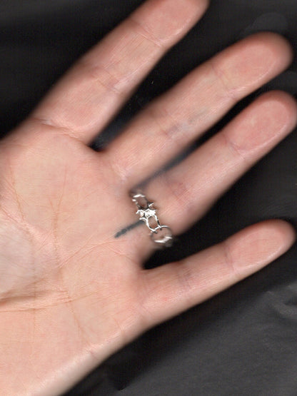 sterling silver MICROC ring