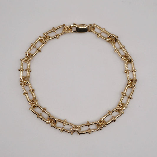 Bracelet en mailles CASSINI - argent ou plaqué or 14k