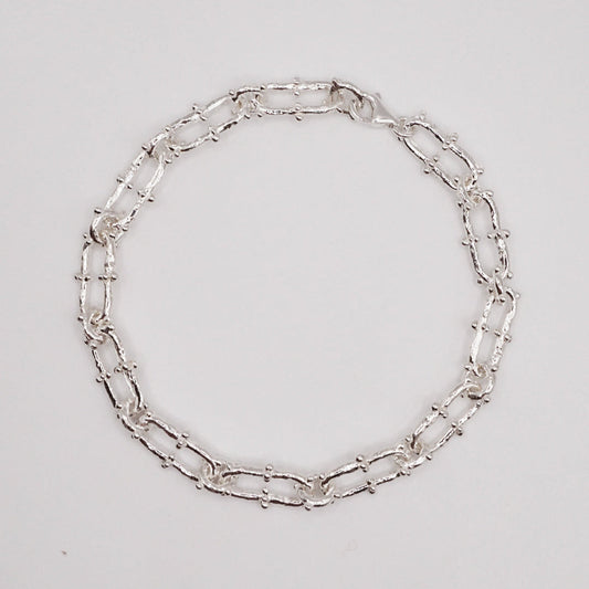 Bracelet en mailles CASSINI - argent ou plaqué or 14k
