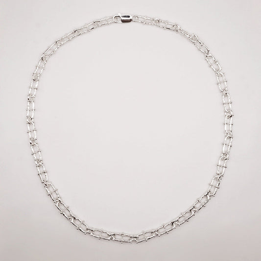 Collier en mailles CASSINI - argent