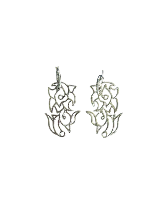 sterling silver ROSE earring - ZEPHYR collab