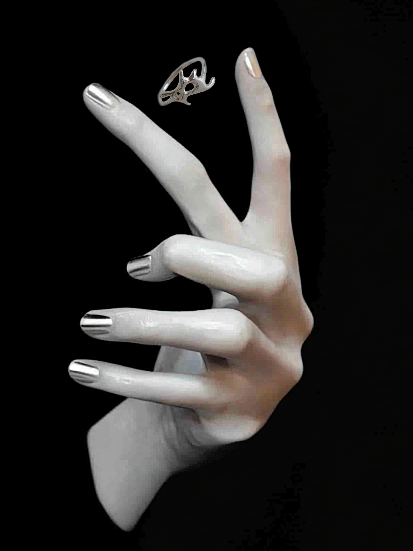 sterling silver BREAKUP ring